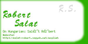 robert salat business card